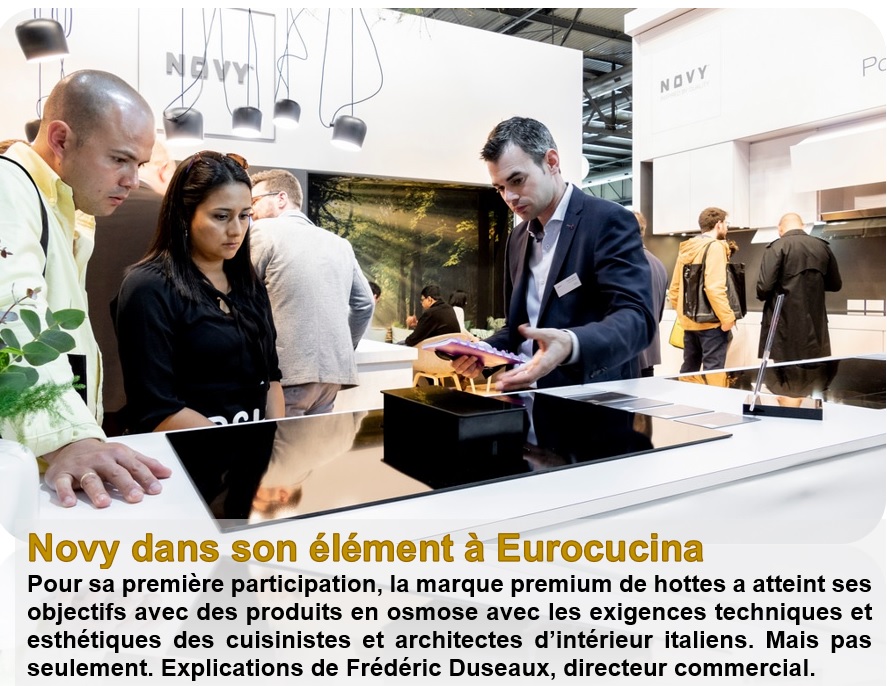 Novy dans son élément à Eurocucina